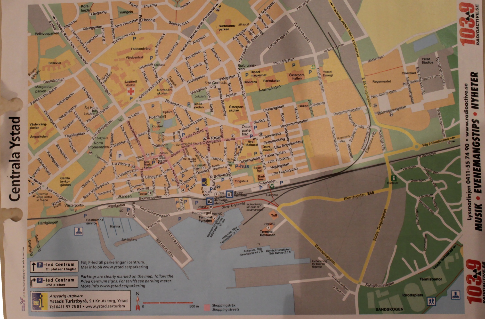 Mapa Ystad