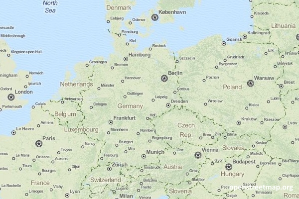 Niemcy Mapa